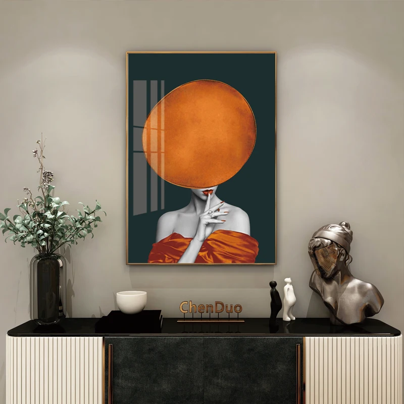 Hot sale wall art  Modern Large Size sexy girl  Art Painting Canvas Art Print