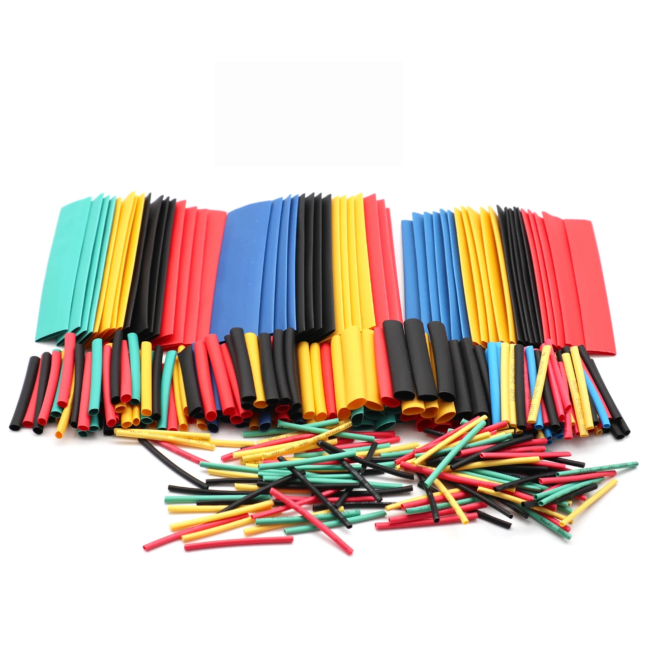  328pcs/set fiber optic polyolefin electrical insulation identification tube cable thin wall heat shrink