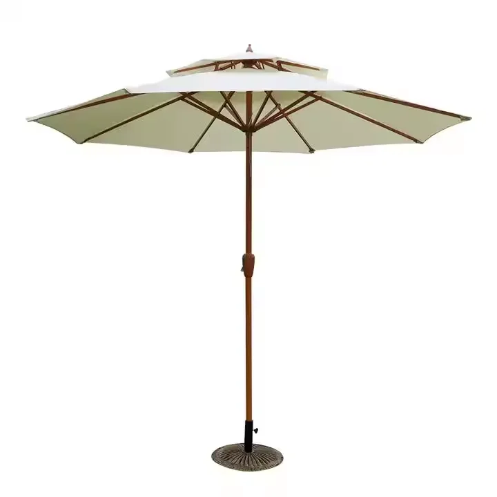 Best quality 2.7 meters bali garden vintage cantilever parasol umbrella