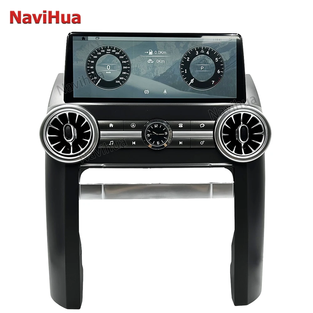 NaviHua New upgrade 12.3inch Touch Screen Car DVD Player GPS Navigation Android Multimedia Stereo for Land Rover Discovery 3 LR3