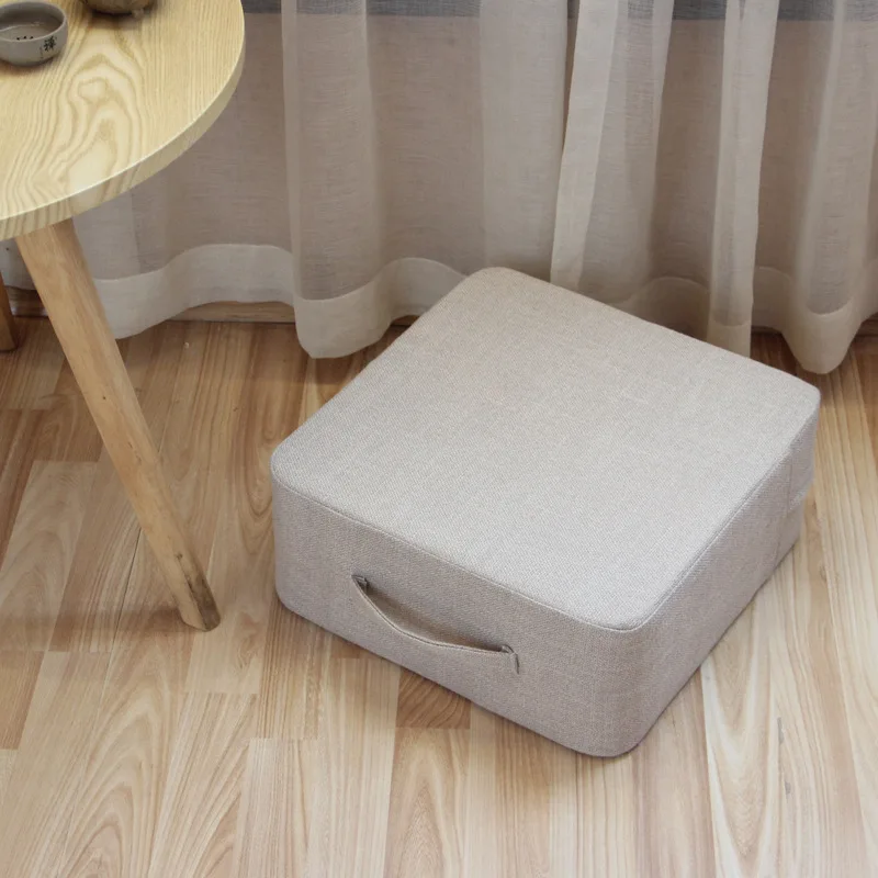 Japanese Linen Futon Tatami Removable Washable Trampoline Cushions For Adults And Children