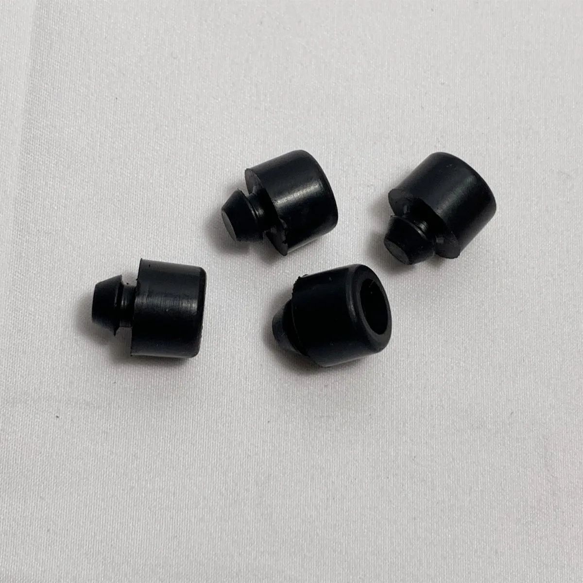 Protective Shield Bellow Cover Flexible Accordion Rubber Cushion Buffer Pad Size L 12mm H 15mm THK 9mm Round Rubber Buffer
