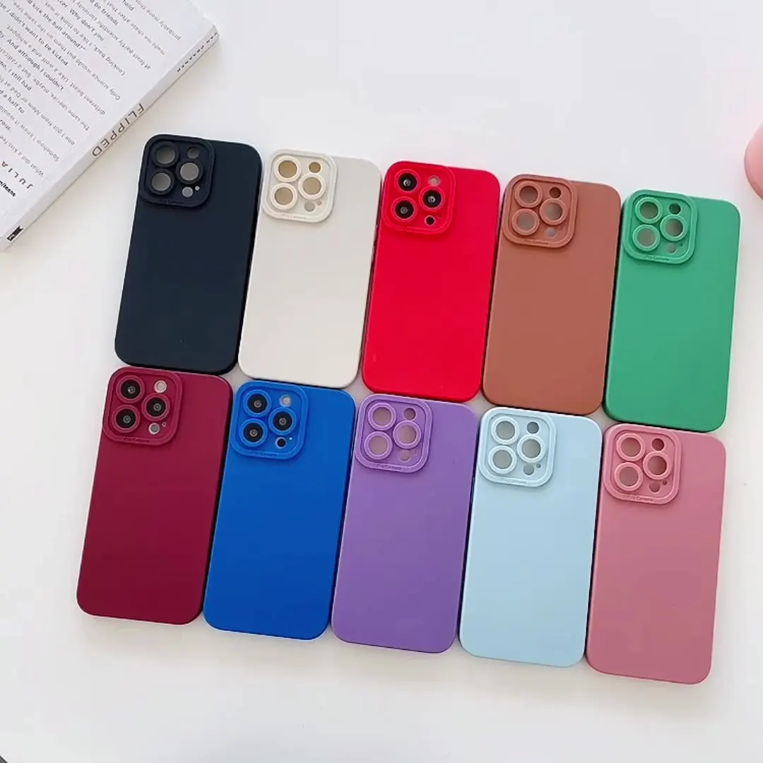 Soft case For IPhone 14 11 12 13 Pro Max Phone case Shockproof mobile phone pouch cover with len protective