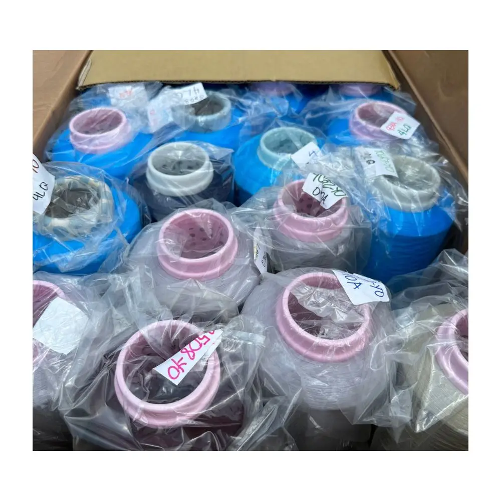 High Elasticity Stock Lot Recycled DTY Yarn Waste Best Price Product