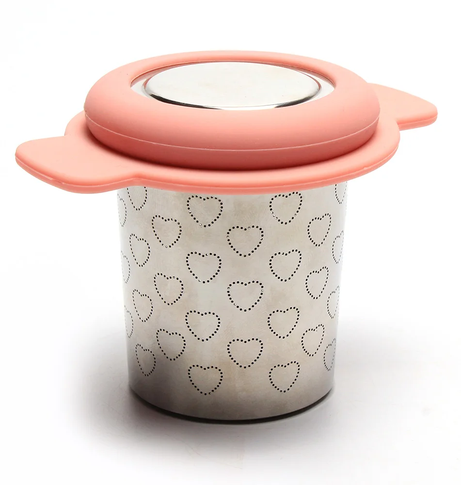 Stainless Steel Fine Mesh Tea Infuser Steeper Strainer Loose Leaf Grain Tea Cups, Teapot, Mugs