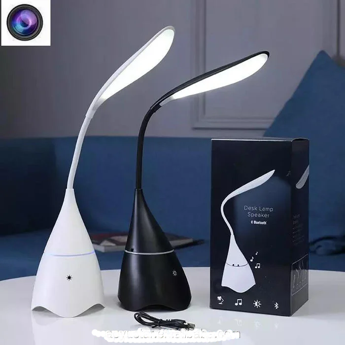 Smart home Desk lamp WIFI IP bluetooth speaker Camera 1080P 360 degree student remote teaching cctv hidden spy camera