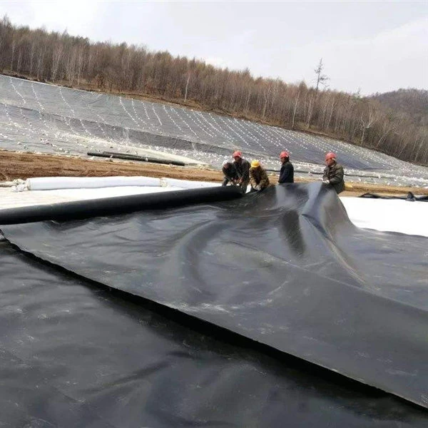 Непроницаемые мембранные вкладыши для рыбного пруда 0 2-2 5 мм HDPE прочные ландшафтного дизайна садовых бассейнов