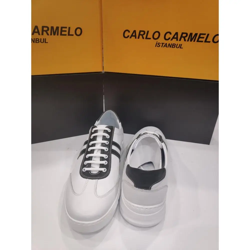 Luxury fashion sneakers cool big size first black men leather shoes Turkey