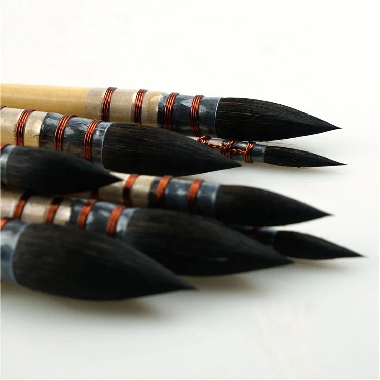 Бесплатный образец, фабрика, сквирвирвирский волос, Лучшие путешествия, акриловое масло, акварельная щетка, беличья шерсть