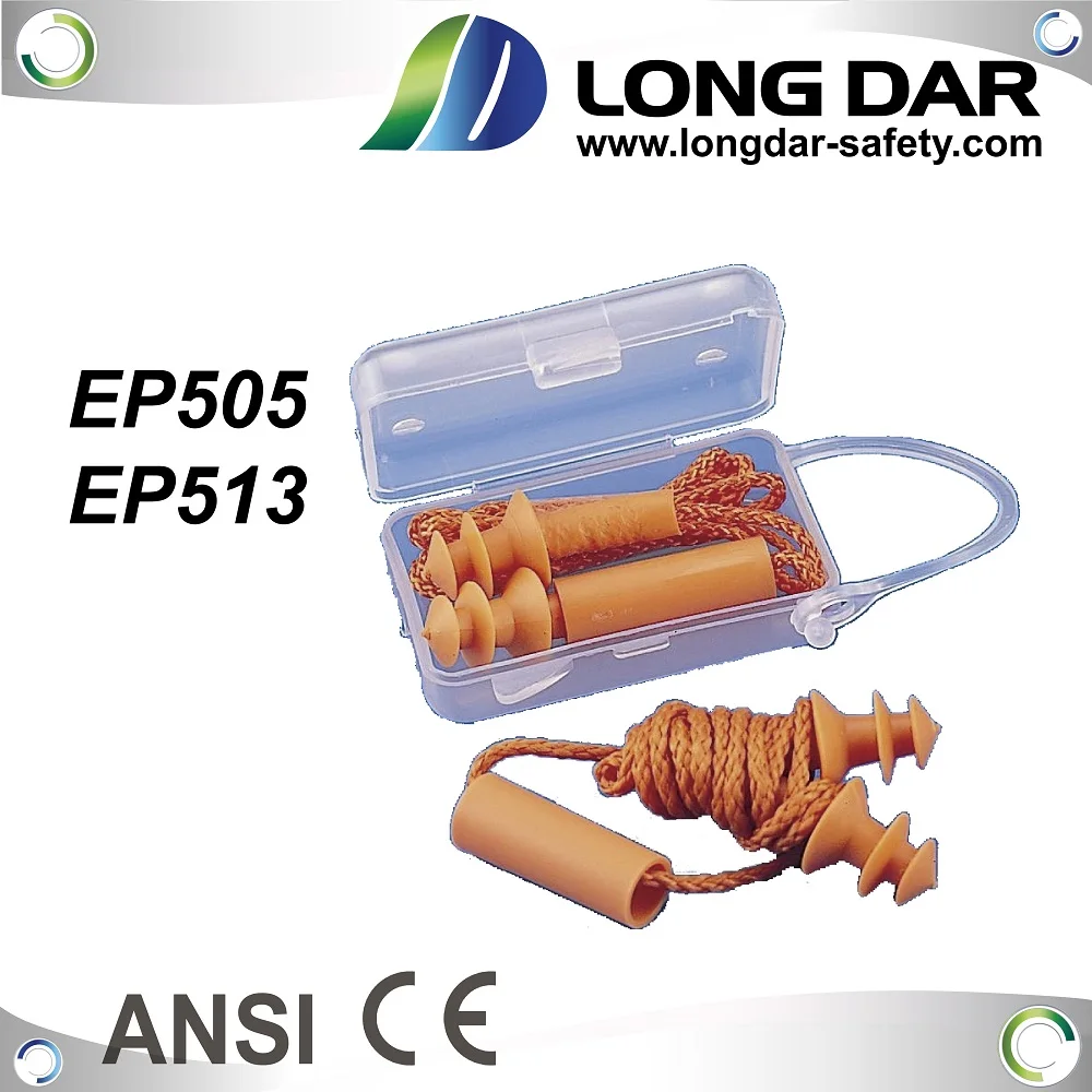 Taiwan Made SNR 24.5dB Simple PP neck string ear plug