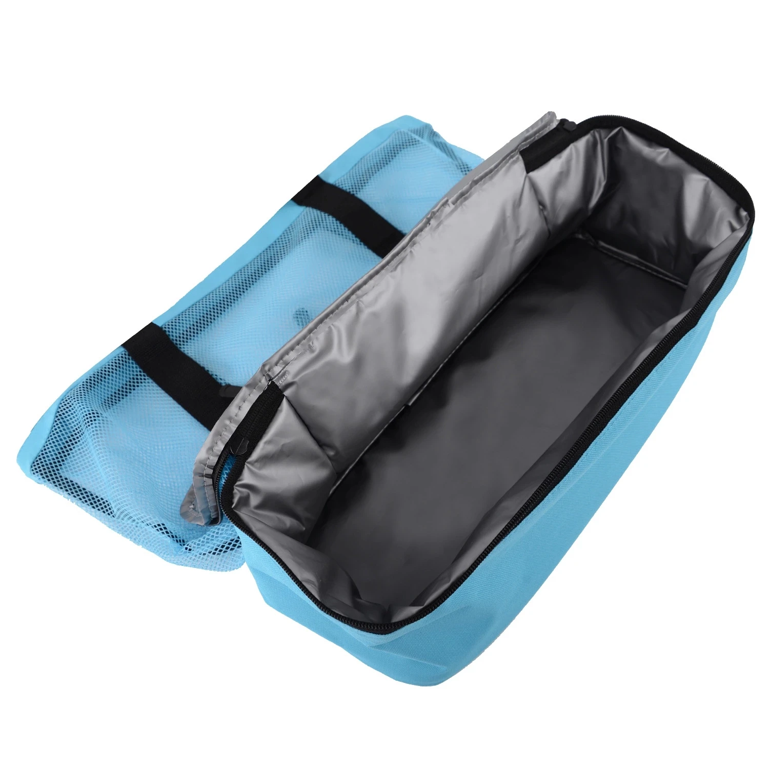 Large Capacity Women Mesh Beach Tote Bag with Cooler Insulated Dry and wet separation  Pool Tote Bags for Promotion