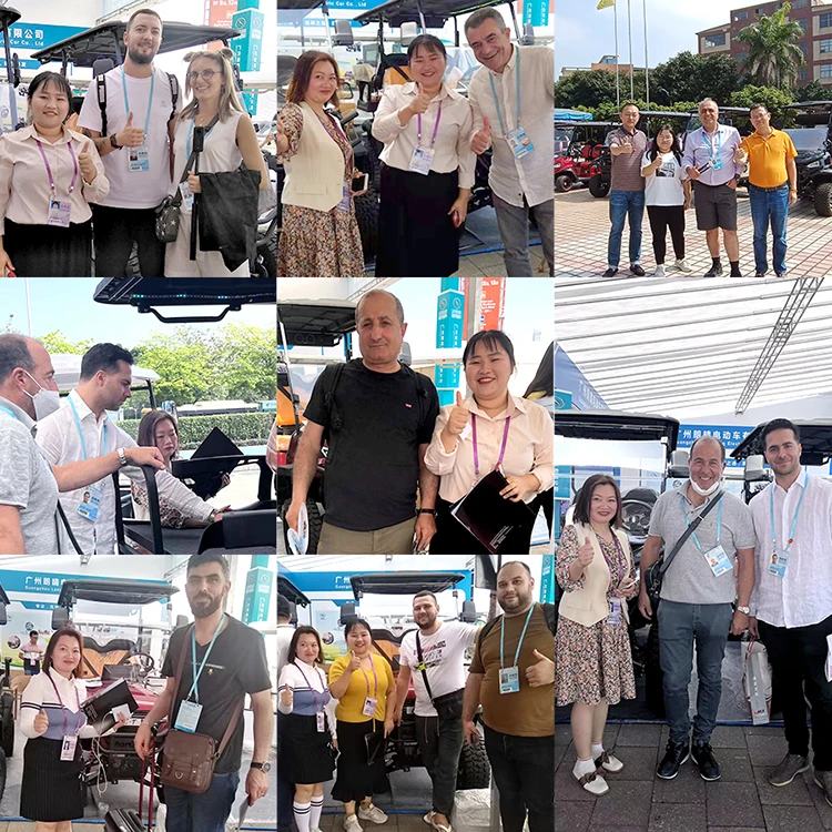 Your Logo Customized 6 Seats Electric Lifted Golf Cart Hunting Car with Powerful 5KW AC Motor Controller