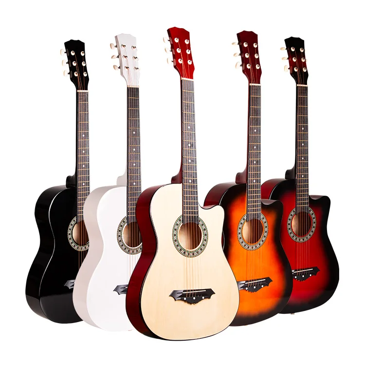 2021 Hot Sale High Quality Classic Design Acoustic Guitar 38 Inch Factory Price Guitar