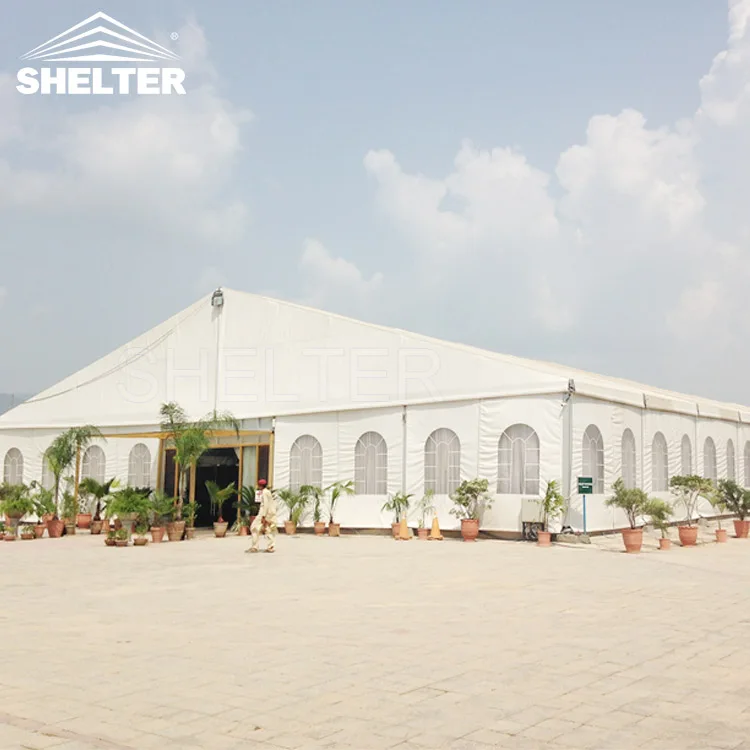 Outdoor Large Wedding Venue Party Aluminum Frame Event Tents 20x30 30x50 40x80 Commercial Marquee Tents for Events