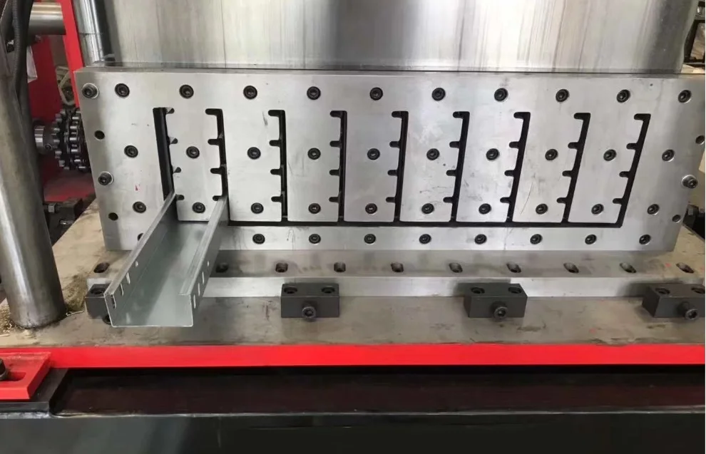 Fully Automatic Muti Sizes In One Pre galvanized Cable Tray Rolling Forming Cable Tray Making Machine
