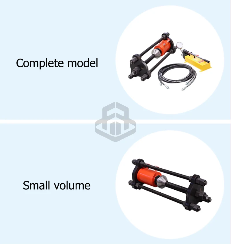 new model hand power master pin chain track link press machines for 100 TON rack pin removal equipment hydraulic pressing