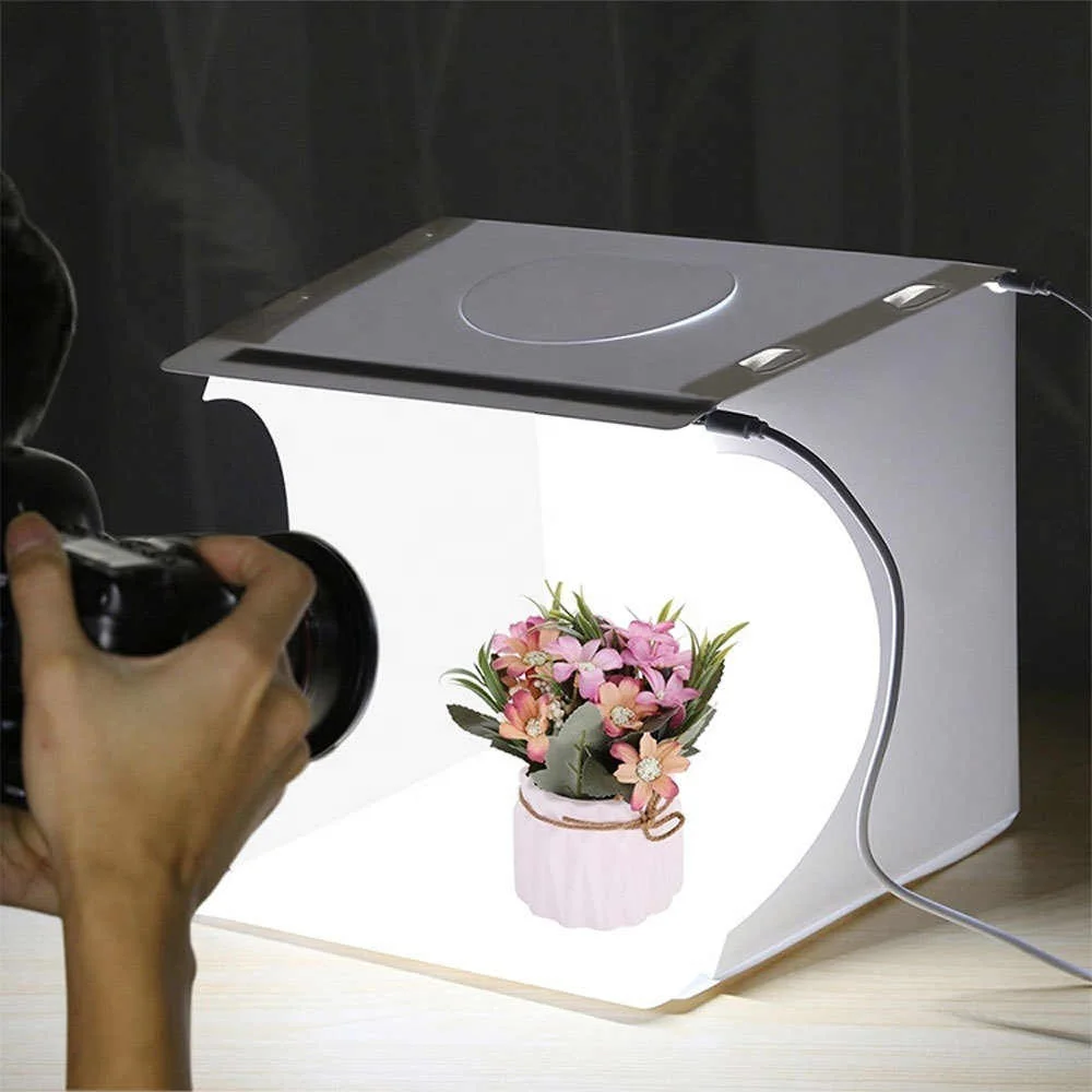 Mini Photo Studio 6 Color Backgrounds Portable Foldable Mini Studio Photography Light Box Tent Kit Photography Lighting Tent