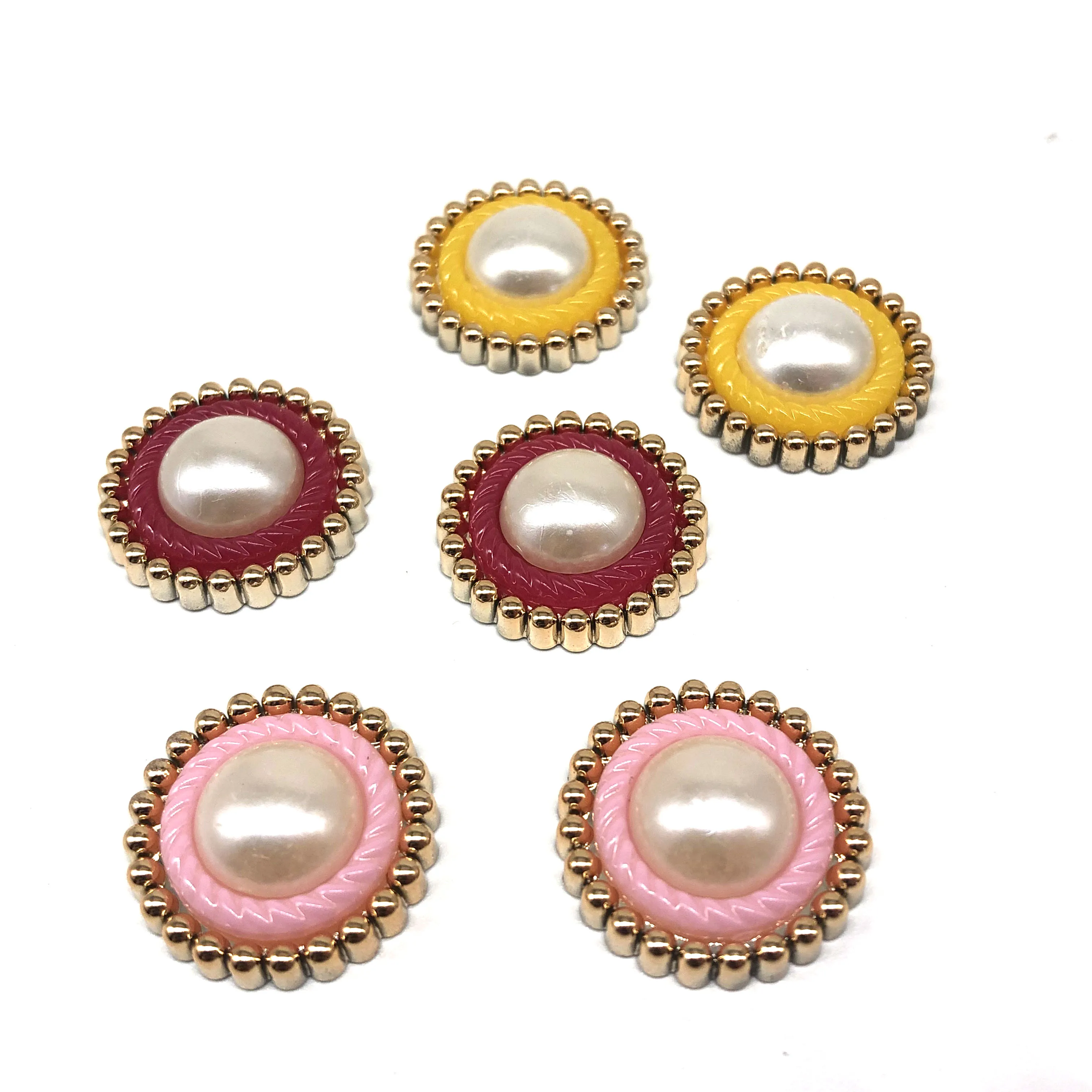 20mm half round pearl plastic rivet accessories decoration