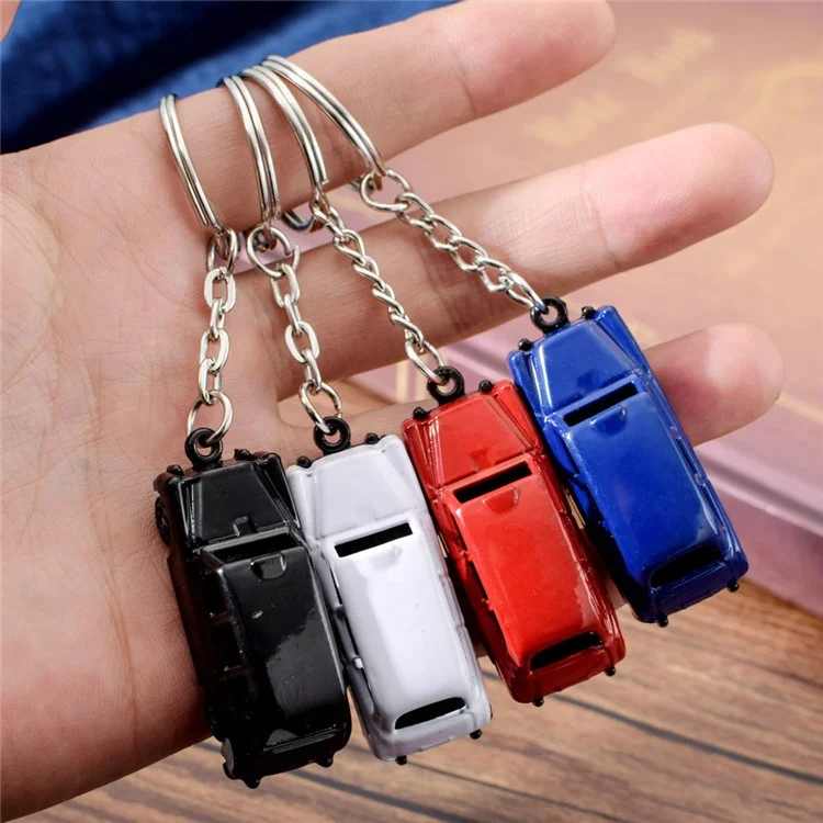 New Arrival Promotional Zinc Alloy Metal Keychain, Elastic Taxi Shape Keychain Black Taxi Keyring
