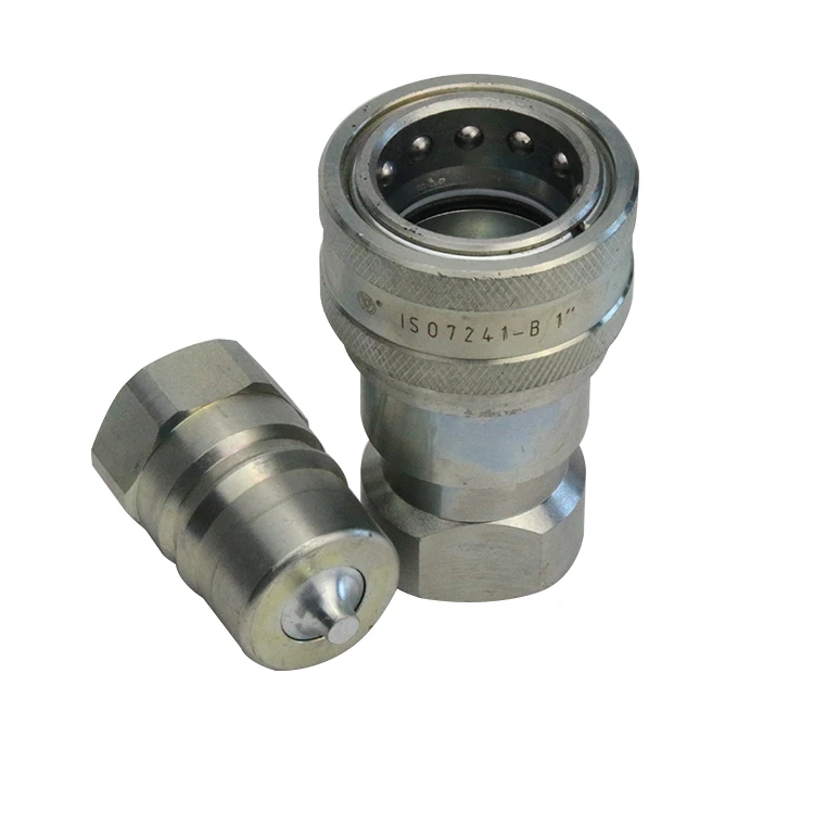 High Pressure BSP Iso7241 B Hydraulic Automatic Quick Connect Couplings