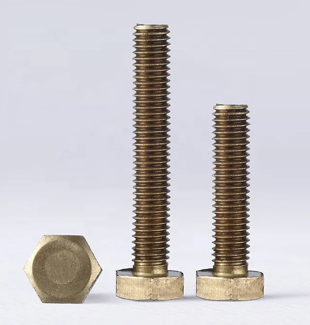 Metric stainless steel  Brass Hex head bolts M16 M24 M 26 M30 grade A4-80