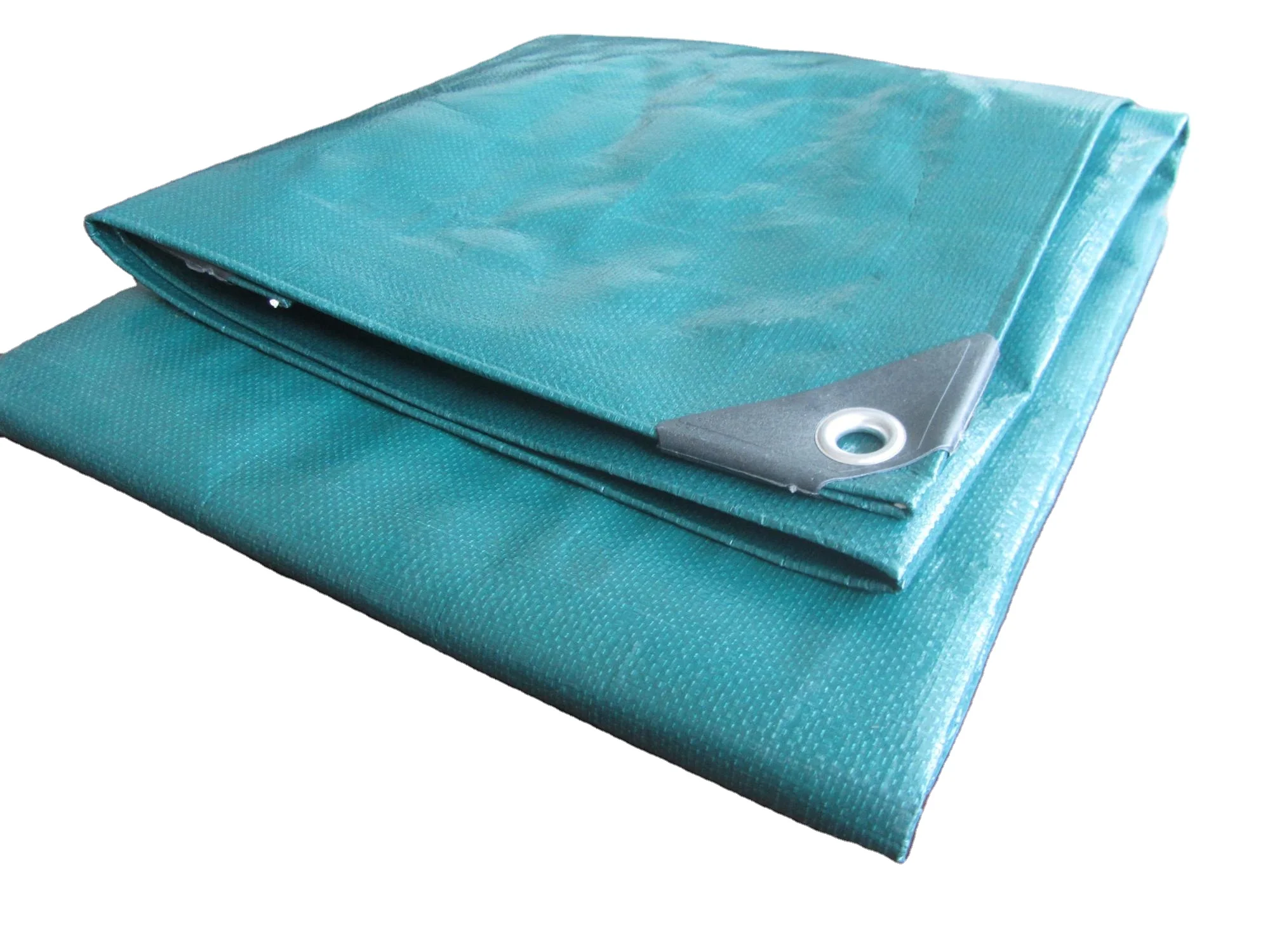 160gsm HDPE woven fabric waterproof Green PE tarpaulin