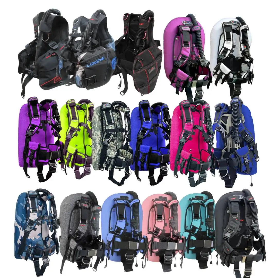 Bcd Package Nylon Diving Equipment for Sports Underwater Swim Gear with Essential Features