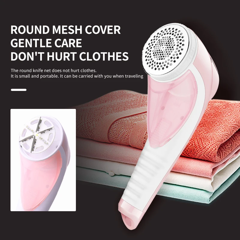 Electric Automatic Portable Fabric Shaver Kemei Km-1905 USB LED Small Clothes Lint