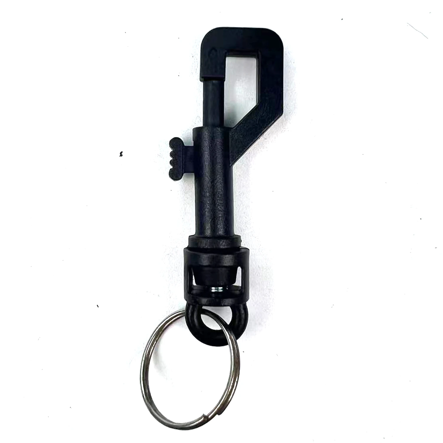 Крючки для брелока легкие прочные черные пластиковые Пружинные крючки пластиковые аксессуары для брелоков