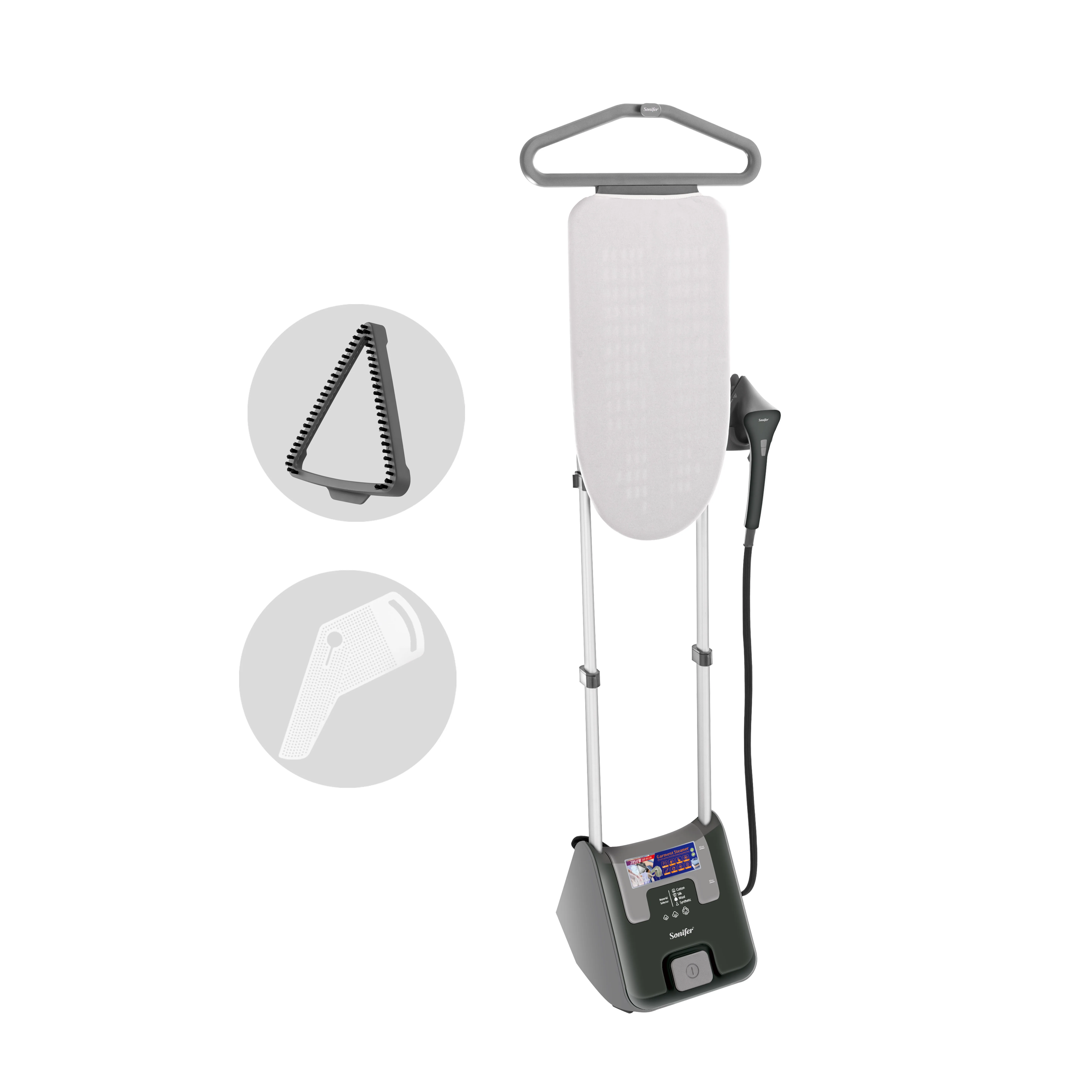 Sonifer SF-9118 for home professional with board electric vertical steam iron standing garment steamer