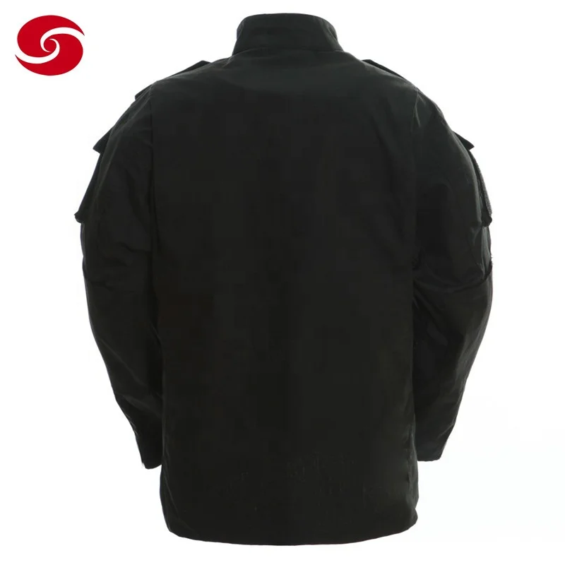 security uniform trousers China XinXing Wholesale Durable Cotton Sateen Black Security Uniform Dress