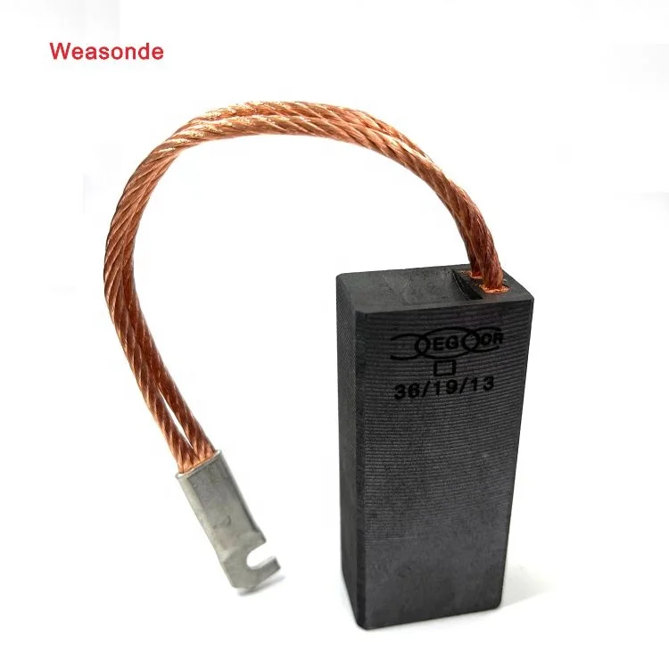 Electric graphite carbon brush EGOR for hydroelectric power station and thermal power station dimensions 20*32*70MM