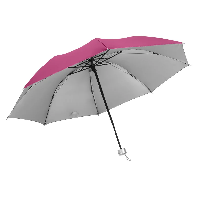 best Umbrella Factory Wholesale Cheap Price the Three 3 Folding Umbrellas Manual UV Coating Custom Umbrella with Logo
