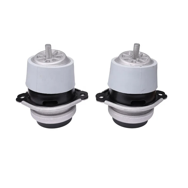 Pair of Engine Mount Front for 09-11 Audi Q7TDI Sport Utility 4-Door 7L8199131A 2005-2010 VW Touareg 3.0L 3.6L 4.2L