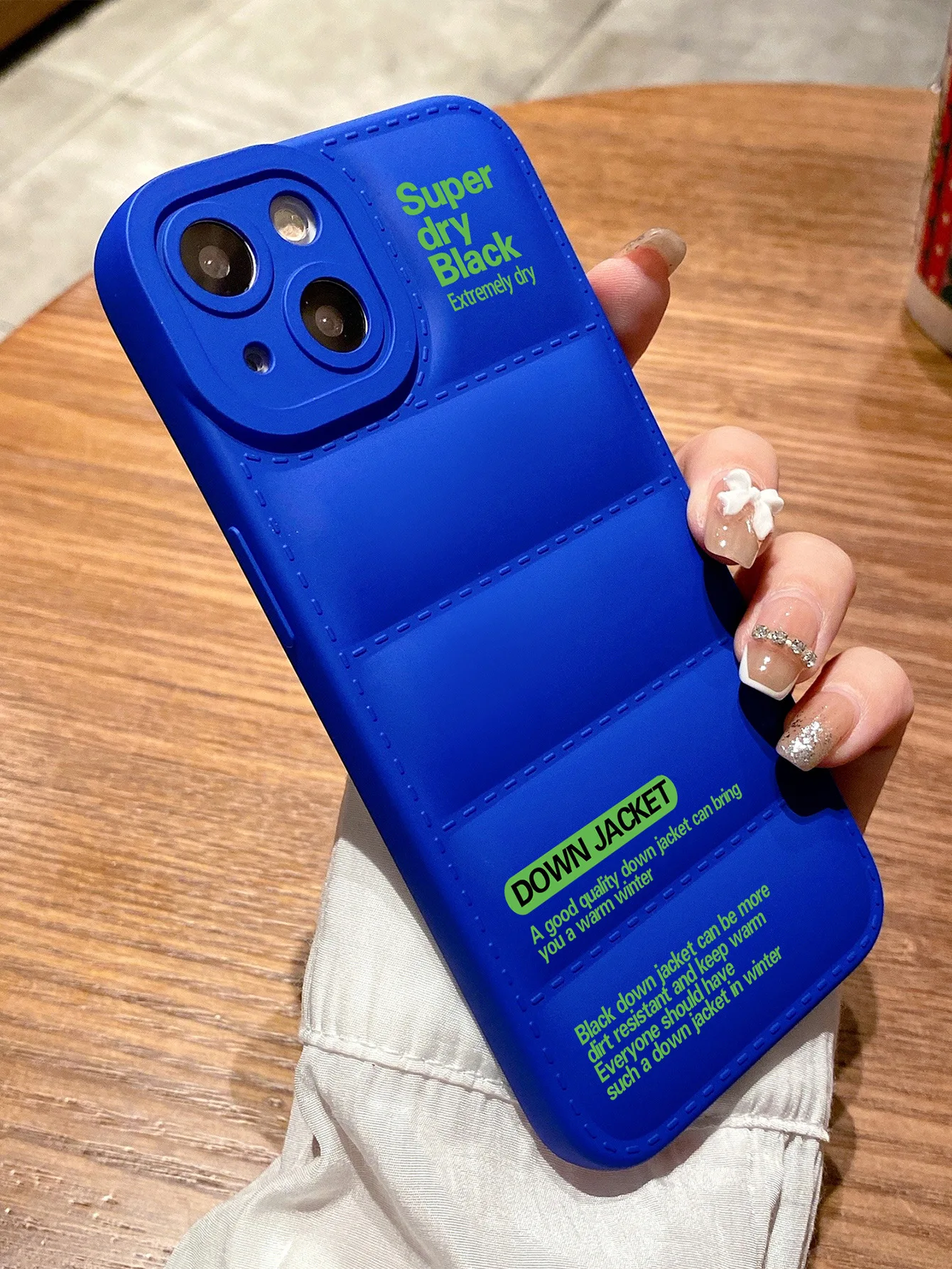 Winter New Down Jacket Series Mobile Phone Case Anti Fall Protective Case For iphone13