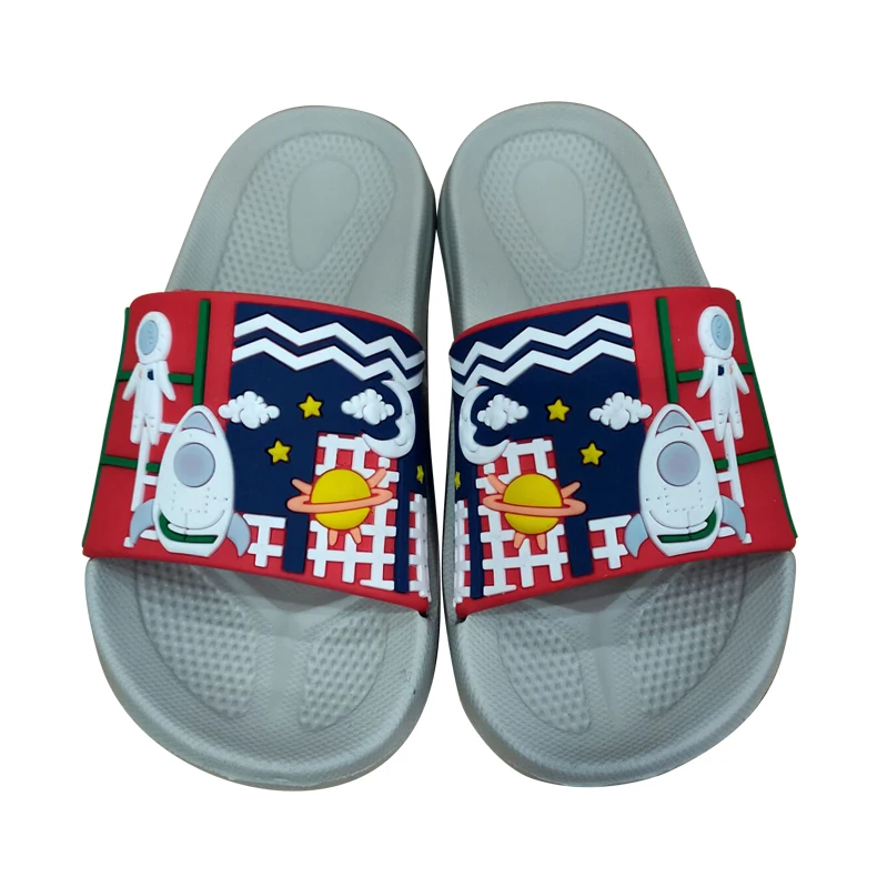Widely Used Superior Quality Anti-Slippery Printed Kids Slide Slippers