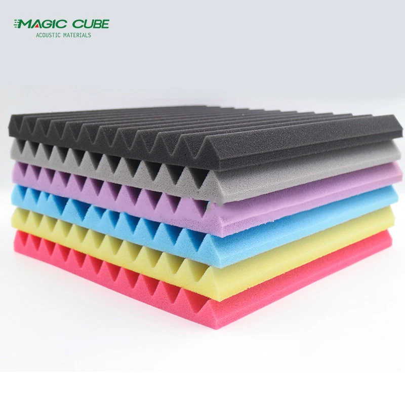 Wholesale blue thick soundproof acoustic foam noise reduction panels