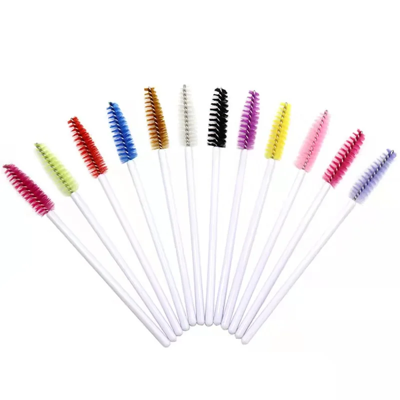 Wholesale Factory Price high quality Profession Colorful Cleansing Eyelash Extension Microbrush customizable logo