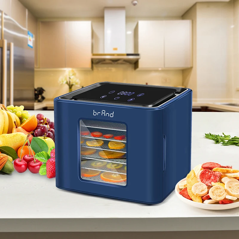 Digital Fruit Dehydrator 6 Trays for Food and Jerky Adjustable Temperature and for Fruit Meat Beef Veggies Dog Treats