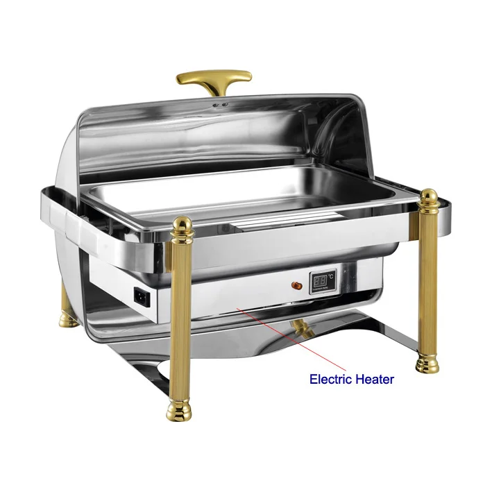 Hotel Elegant  Buffet Chaffing Dishes  Full Size Oblong Chafing Dish with Dome Lids