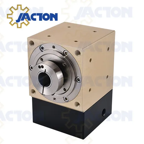 JAC060 Precision Right Angle High output torque Gearbox Low Backlash for 200-400W AC servo motor or 60 stepper motor