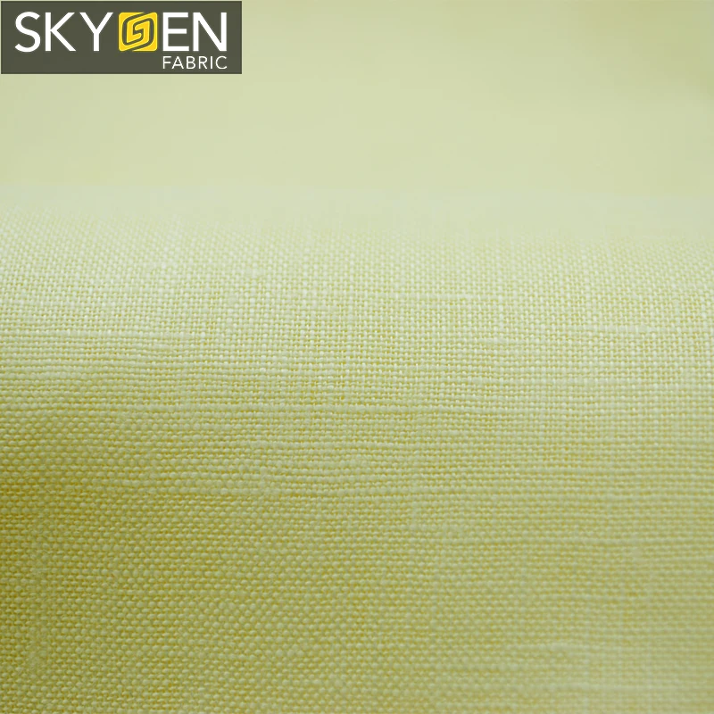 Skygen 100% льняная ткань дышащая и легкая для