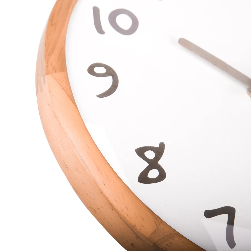 Factory manufacture various wholesale digital 12inch wood wall clock