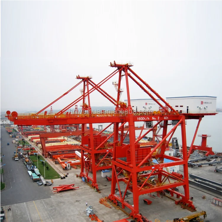 40ton 45ton 50ton 60ton Weihua crane brand  STS quayside Ship To Shore Container Gantry Crane