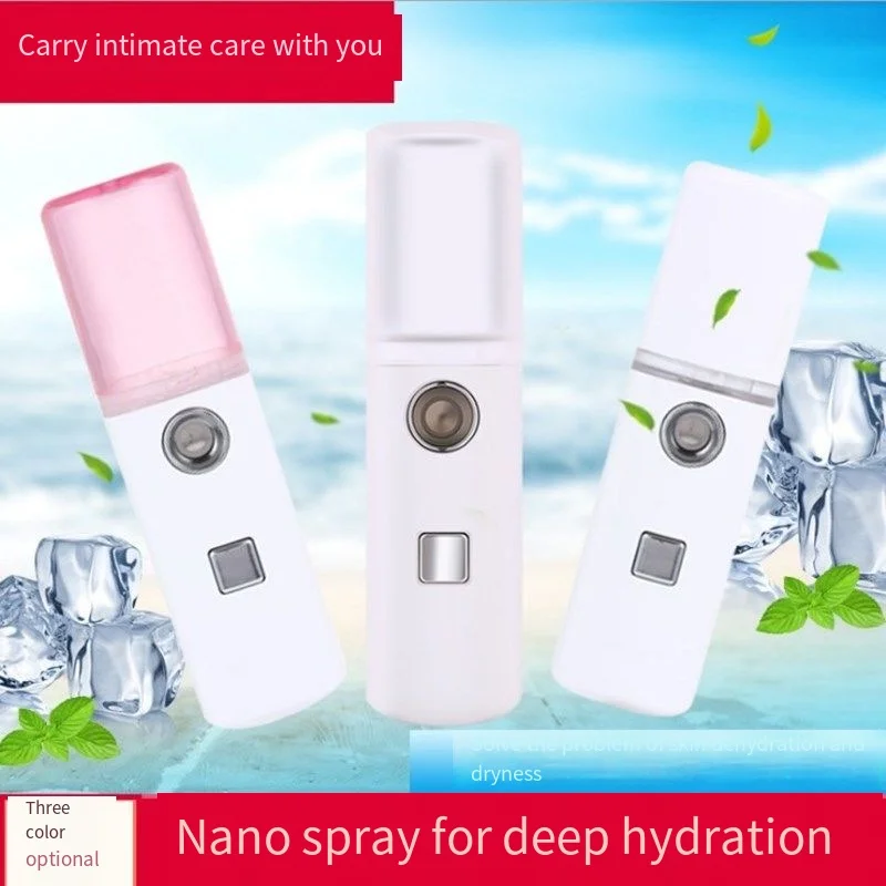 Ручной уход за кожей лица пароход машина 30ml mini nano точный спрейер тумана портативный Электрический автоматический алкоголя распылитель