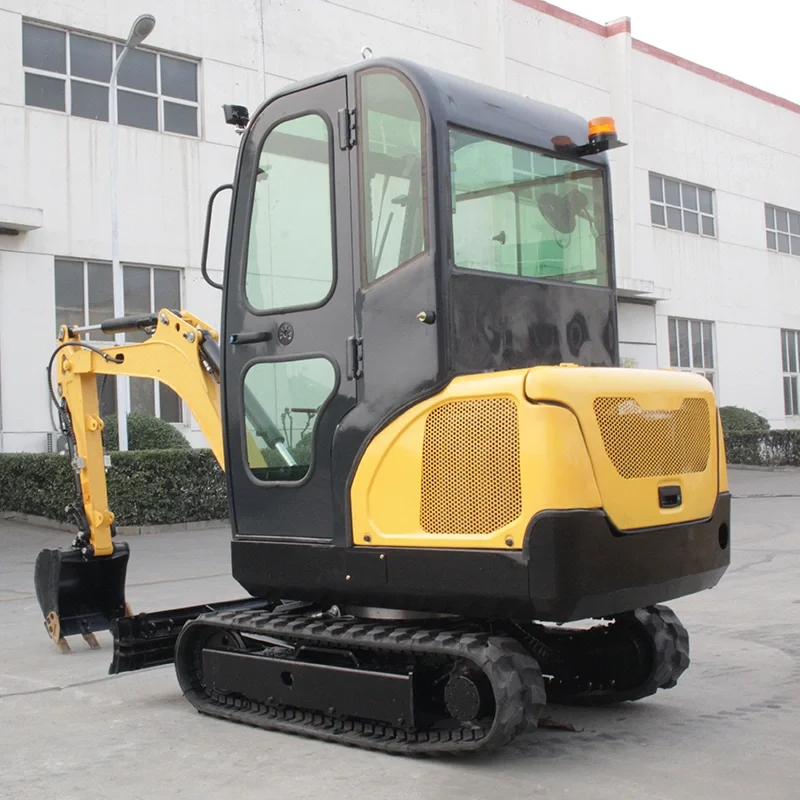EPCN 2 ton Mini Excavator Hydraulic Perkins 1.8 ton Small Excavator imported Hydraulic Zero Tail Steel Track 2.5 ton mini digger