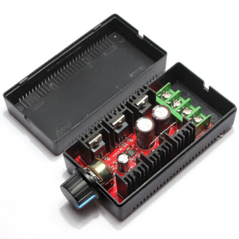 2000W 9-50V HOO PWM DC Motor Speed Controller Adjustable Variable Speed Switch 12V 24V 36V 48V 40A