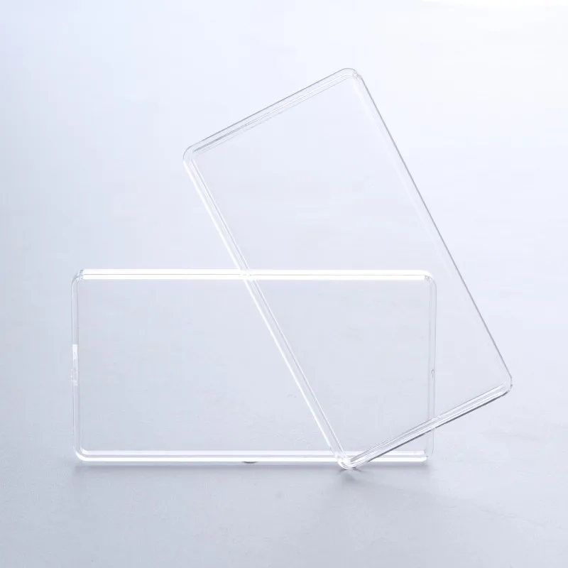 Small Rectangular Acrylic Case  Mint  Gold Silver Bullion bar Capsule Ingot Commemorative Coin Holder