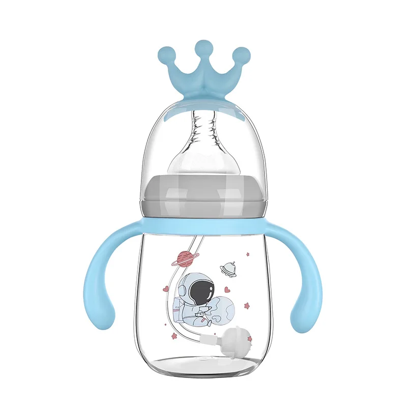 Baby Bottles Anti-Colic Breastfeeding Bottles with Medium Flow Nipple  Suitable for Babies 3-6 Months 180ml