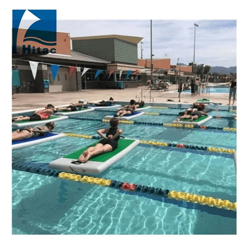 Double Layer Inflatable Floating Platform Boat Leisure Inflatable Floating Fishing Island Water air Mattress